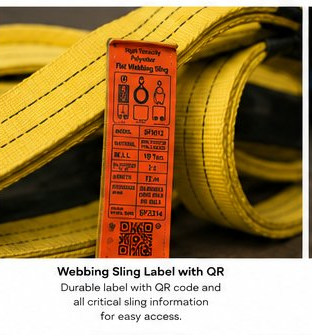 Webbing Sling QR Label